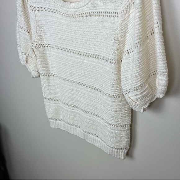 House of Harlow 1960 Knit Short Sleeve Blouse - Picture 3 of 11